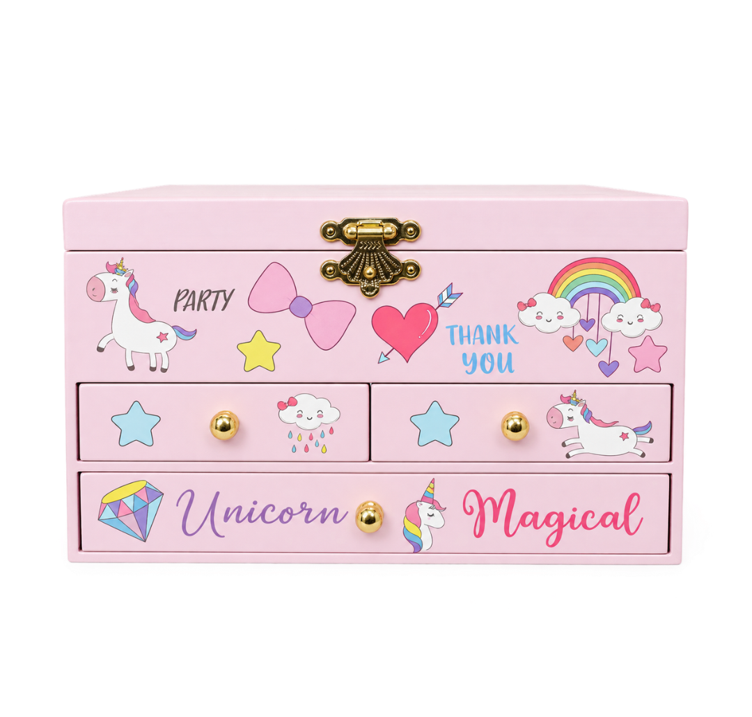 RAMSON INDIA UNICORN MUSICAL JEWELLERRY BOX.