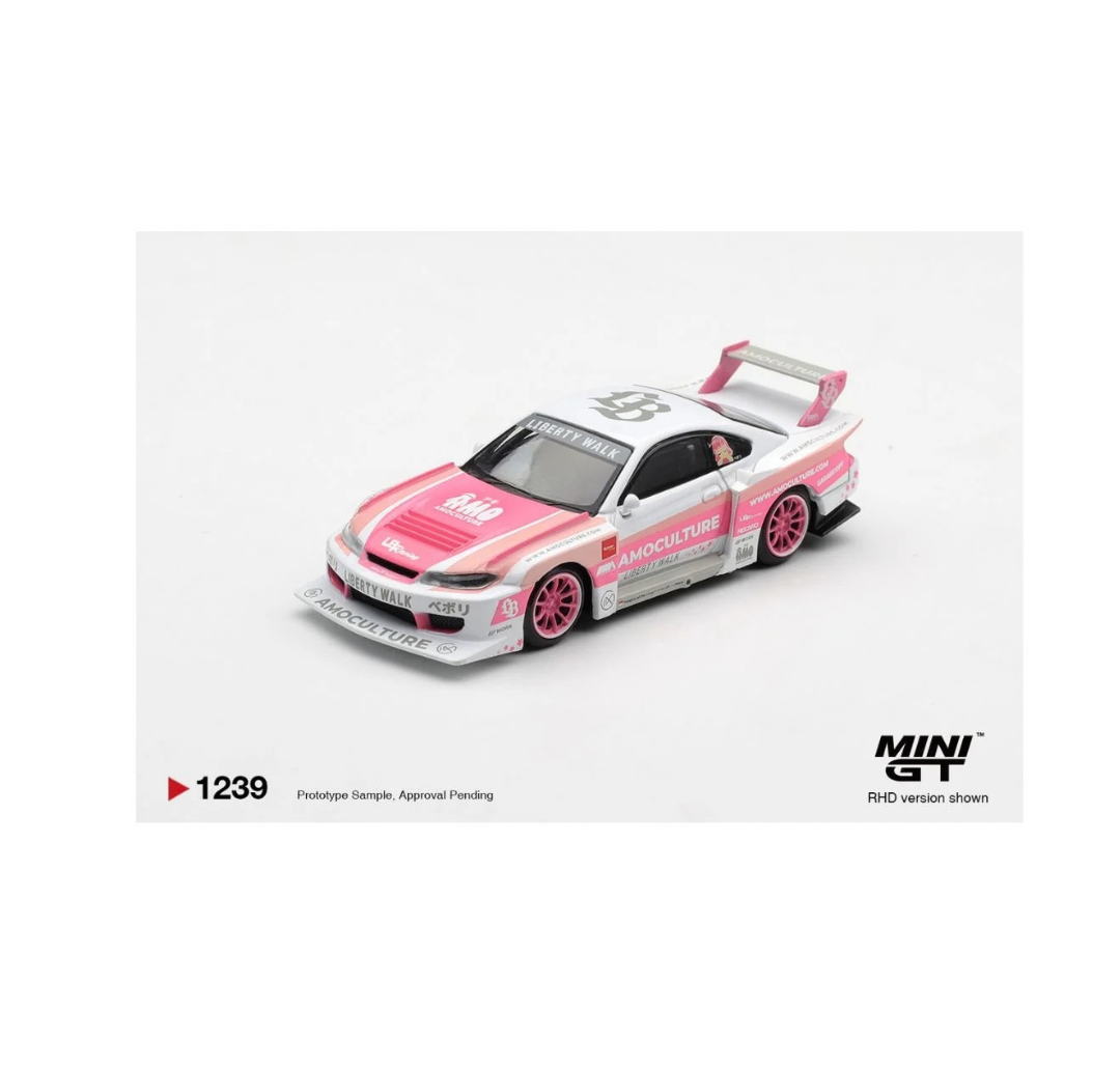 Mini GT 1239 Nissan SILVIA (S15) LB-Super Silhouette AMOCULTURE