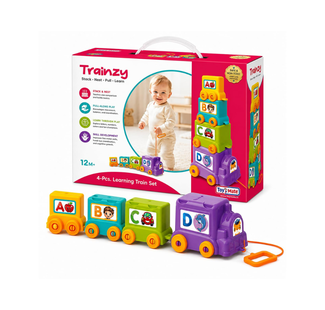 ToyMate Trainzy Fun Express Learning Train Set (12M+)