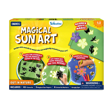 Skillmatics Sun Paper Art Kit - Mess-Free STEM Craft Kit for Kids.