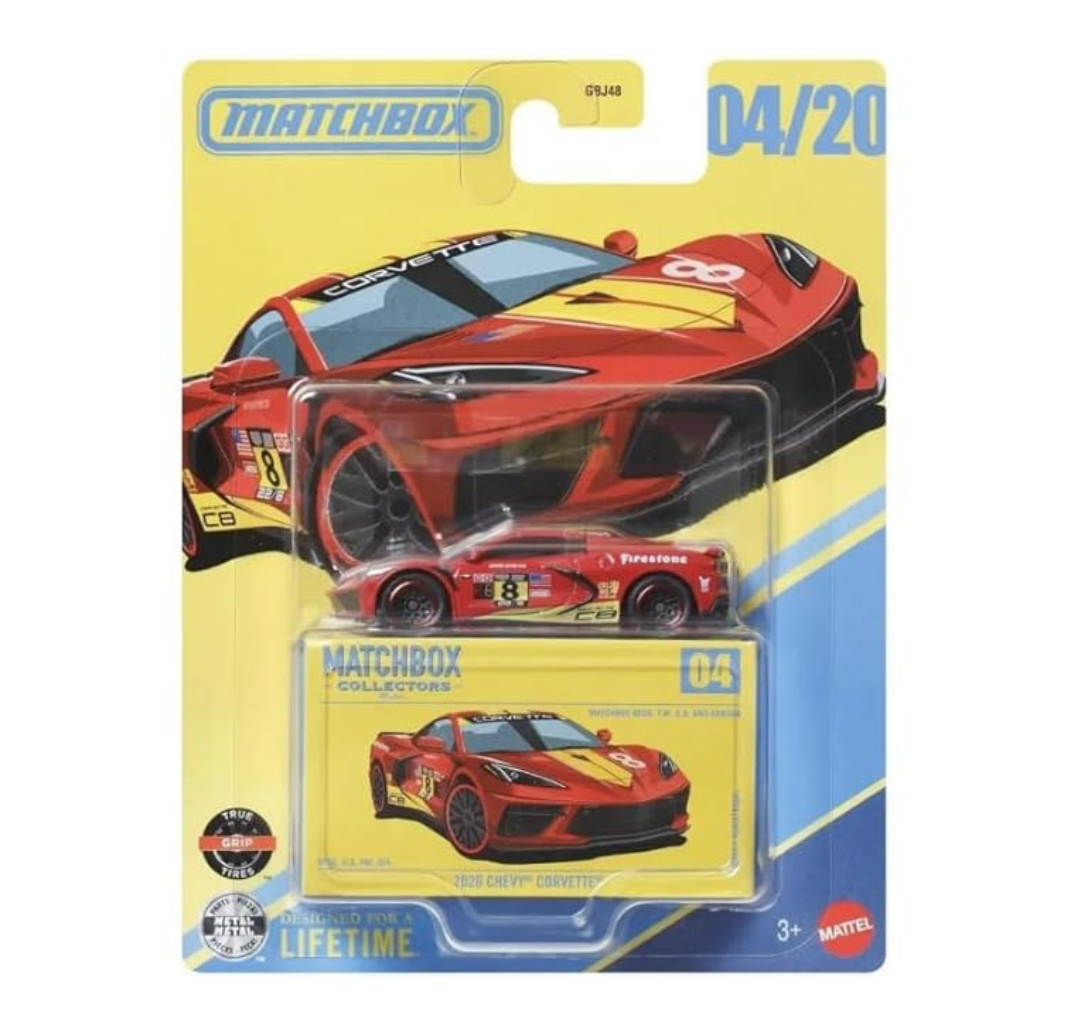 Matchbox Collectors Series - 2020 Chevy Corvette [Red] 04/20-1:64 Scale Diecast Toy Vehicle