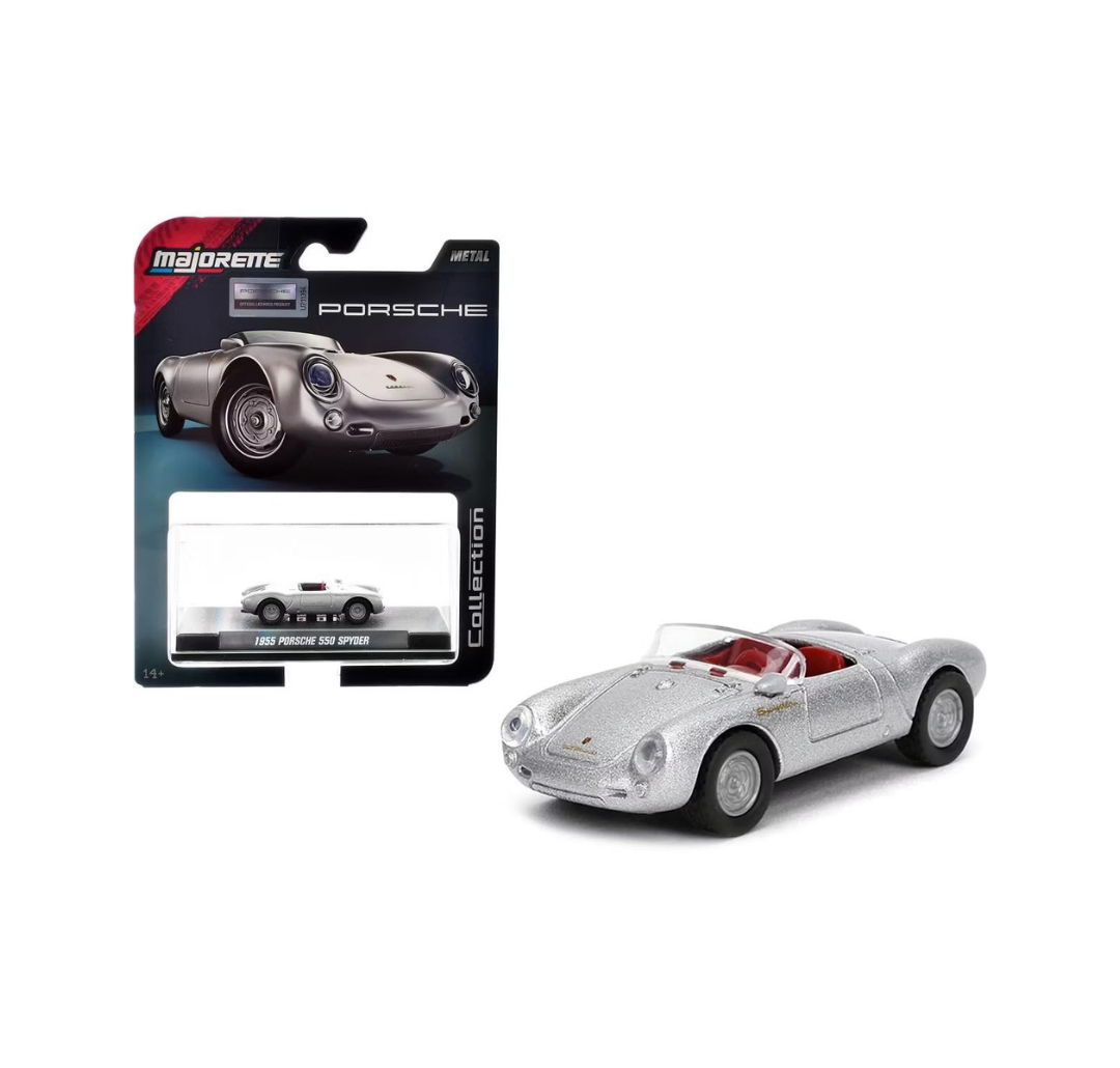 Jada Majorette Collection – 1955 Porsche 550 SPDER 1:64 Die-Cast Model Car.