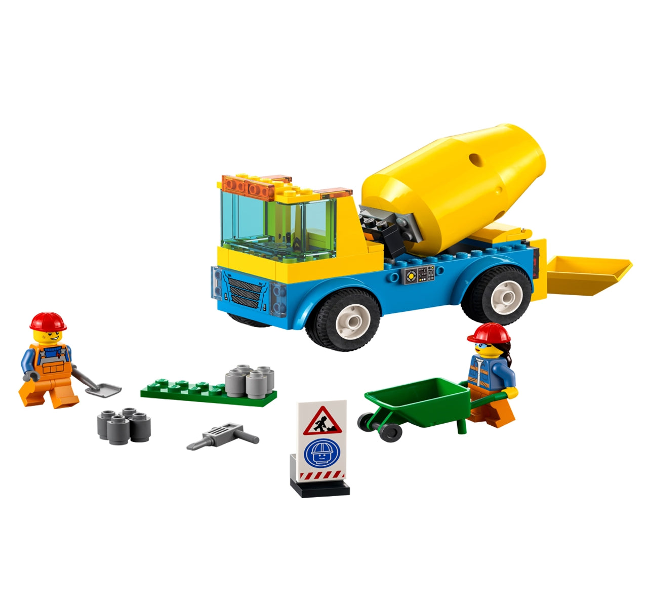 LEGO 60325 City Cement Mixer Truck.