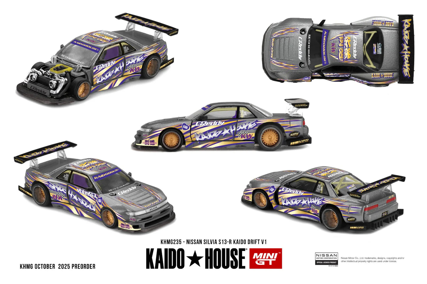 Kaido House KHMG235 – Nissan Silvia S13-R Kaido Drift.