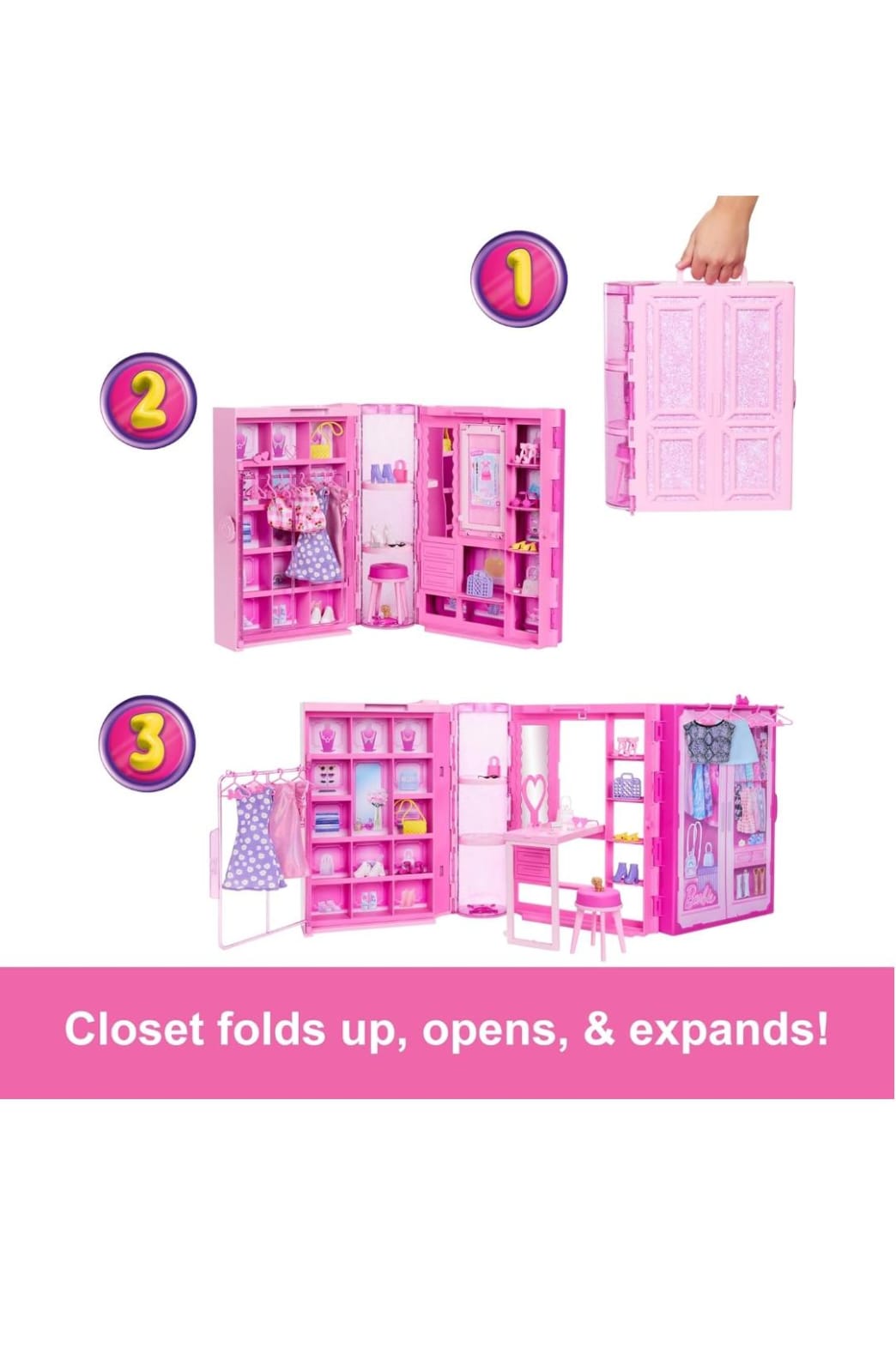 BARBIE DOLL DREAM CLOSET.