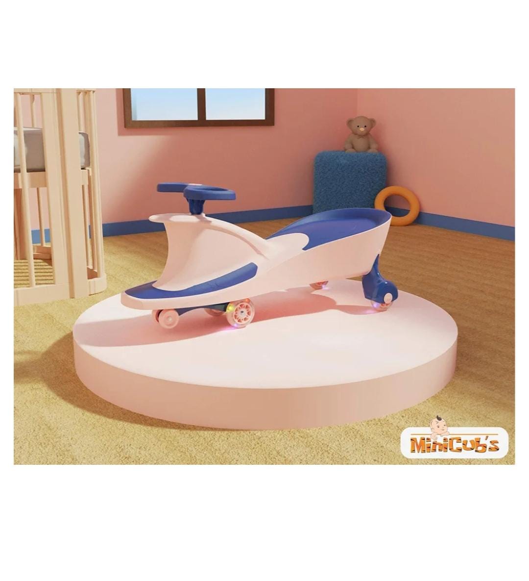 MINICUBS SWING CAR KIDS RIDEONS.