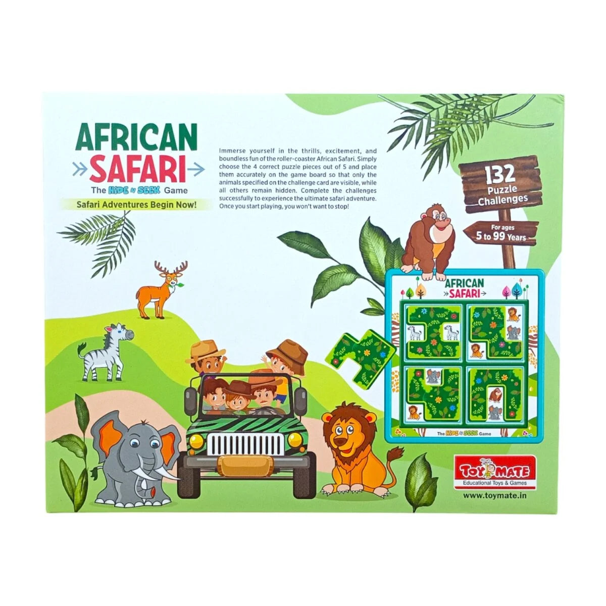 ToyMate African Safari 5-Pcs Puzzle (3+ Years)