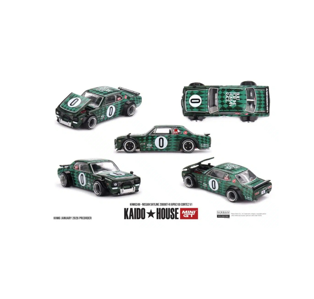 Kaido House 249 Nissan Skyline 2000GT-R (KPGC10) Cortez V1 KHMG249 [Pre-Order]