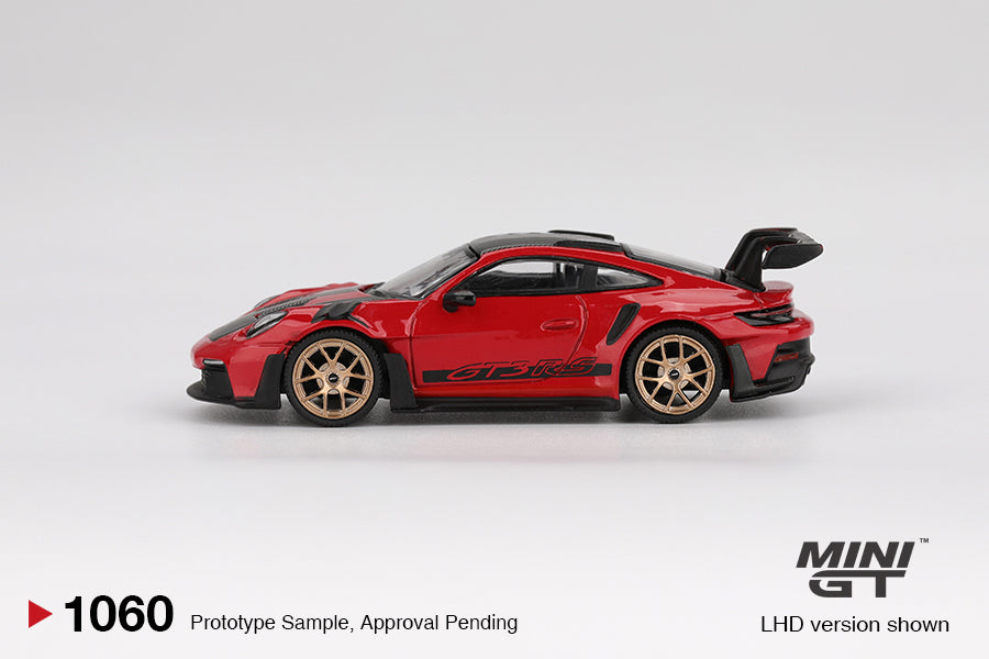 MINI GT 1060 PORSCHE 911 GT3 RS GUARDS RED