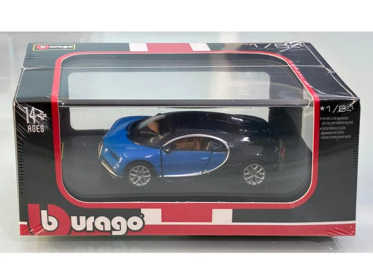 Burago Bugatti Chiron Blue – 1:64 Scale
