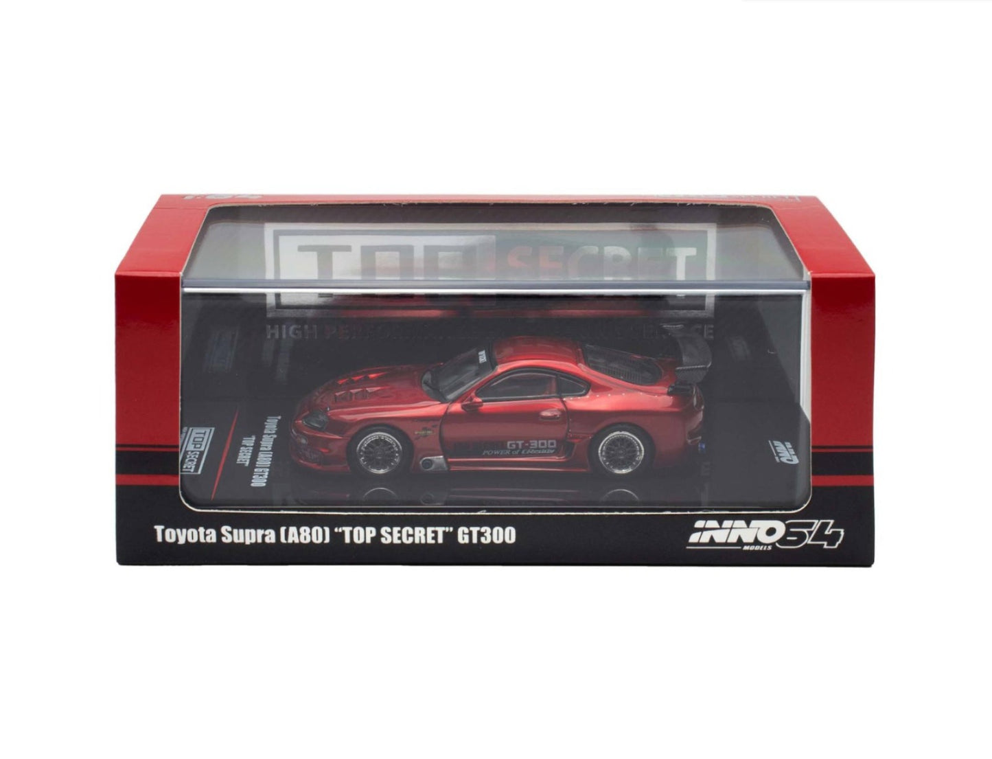INNO64 TOYOTA SUPRA A80 GT300 TOP SECRET RED
