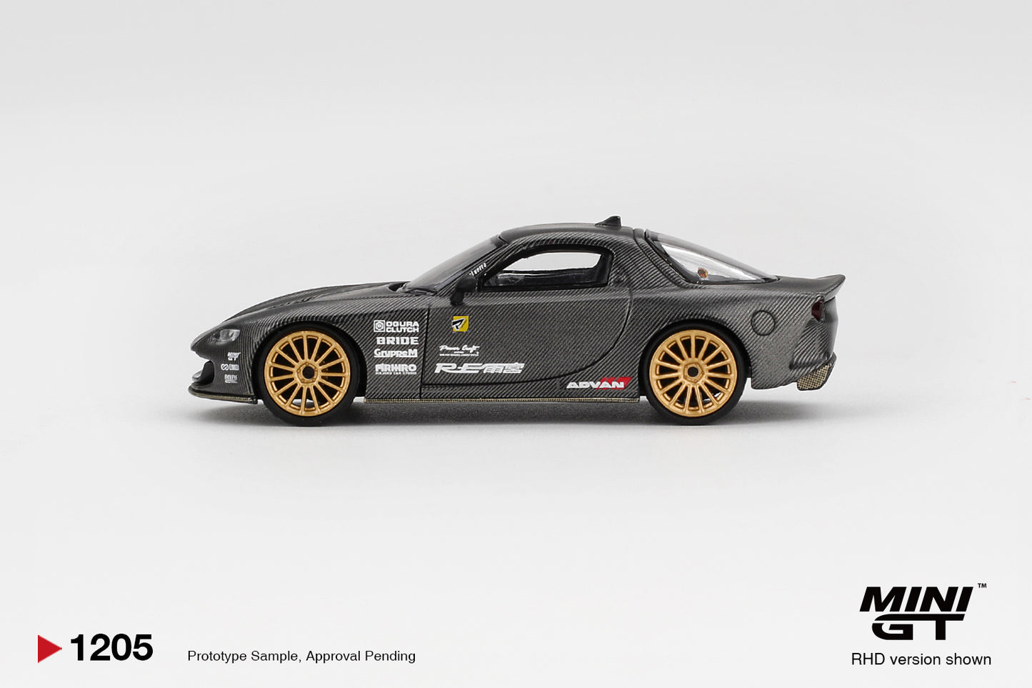 MINI GT 1205 MAZDA RX-7 RE AMEMIYA MATSUKIYO KOKU 3 ROTOR NA-7 TAS 2025 BEST TUNED CAR AWARD