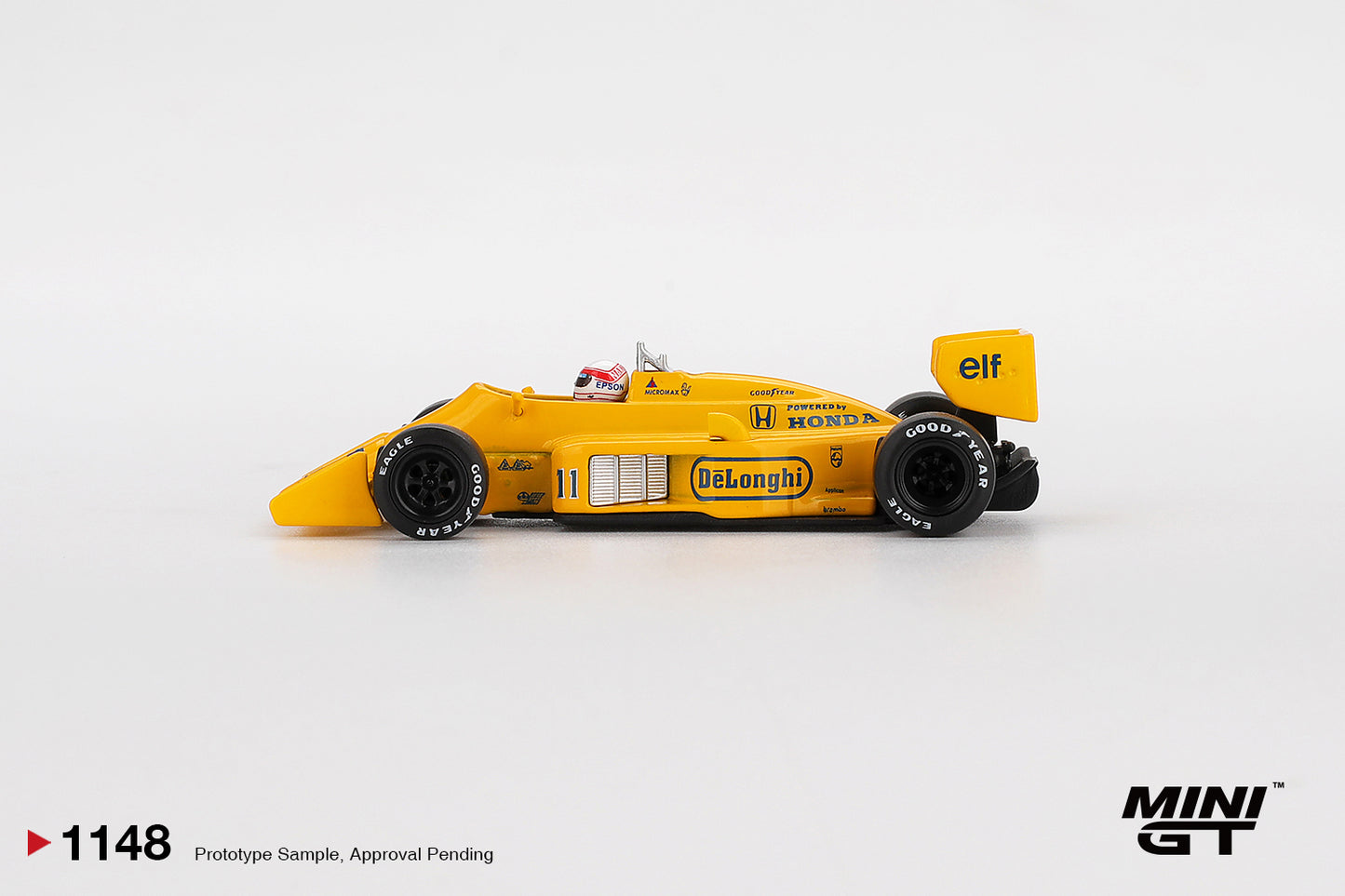 MINI GT 1148 LOTUS 99T 11 SATORU NAKAJIMA 1987 MONAKO MONAKO GRAND PRIX