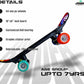JASPO Kinder Junior Skateboard (Funky Rider)