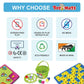 Toymate Stacking Shapes, 5 Colourful Cups & Shapes-Learning- Stacking & Balancing Game 18 Months+ for Kids.