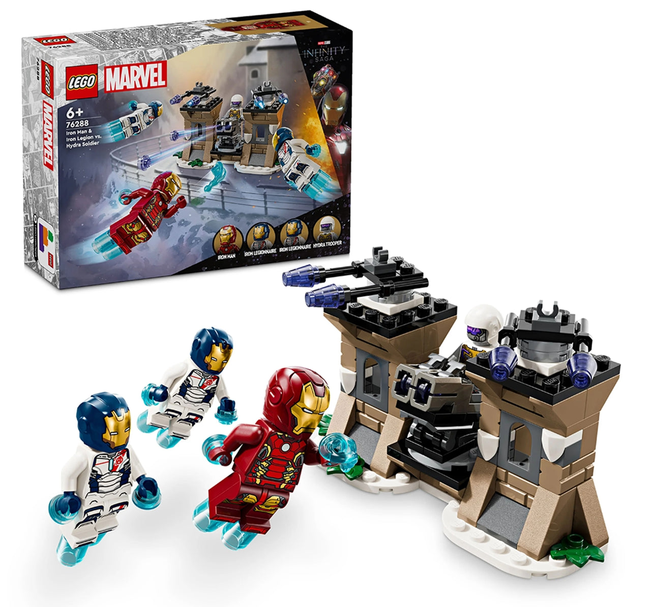 LEGO MARVEL Iron Man & Iron Legion vs. Hydra Soldier 76288